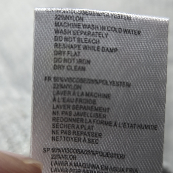 RD Style Light Gray Textured Zip-Up Sweater Size Large - Picture 8 of 8